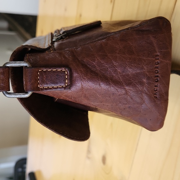 Jack Georges Voyager Emma Petite Crossbody Bag Bison Leather (model 7217) - Picture 6 of 16